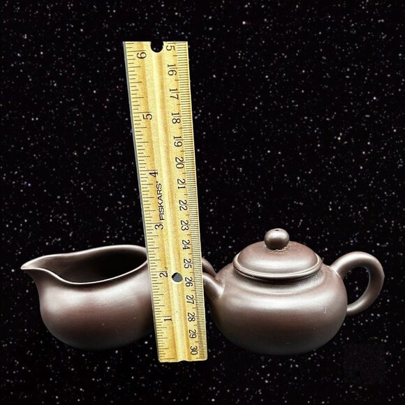 Vintage Masterwork Chinaware Tea Set Pottery Hand Made Certified Marked - Picture 8 of 12